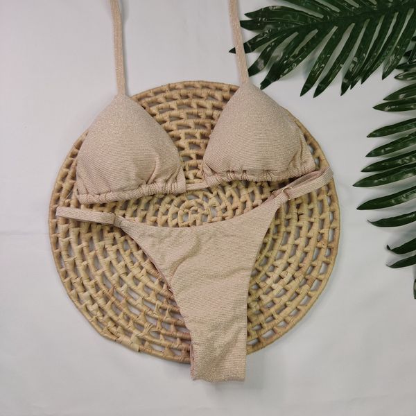 Conjunto Summer Lurex Champagne 