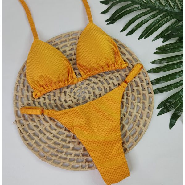 Conjunto Summer Ouro Maldivas Canelado