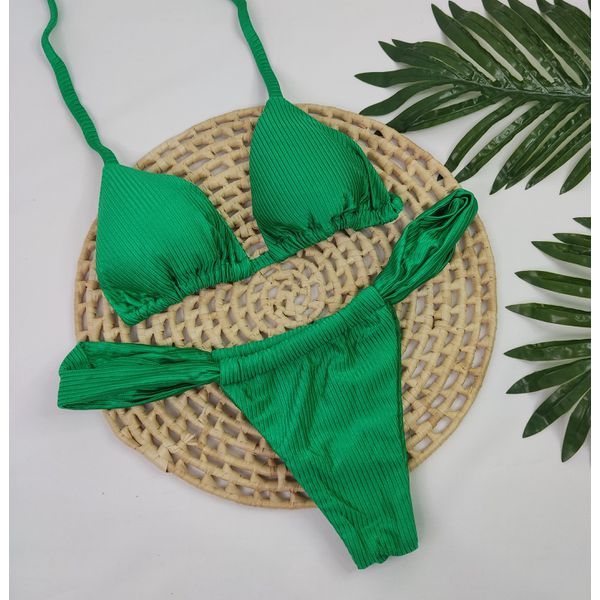 Conjunto Taiti Verde Bandeira Canelado