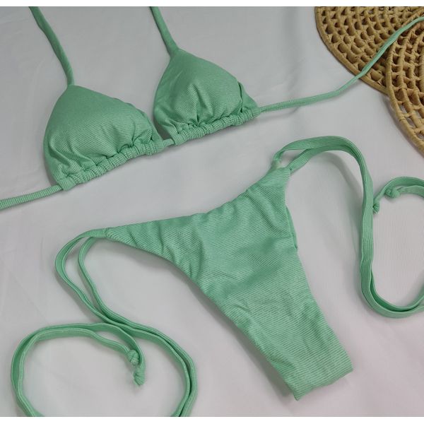  Lacinho Summer Lurex Verde Água