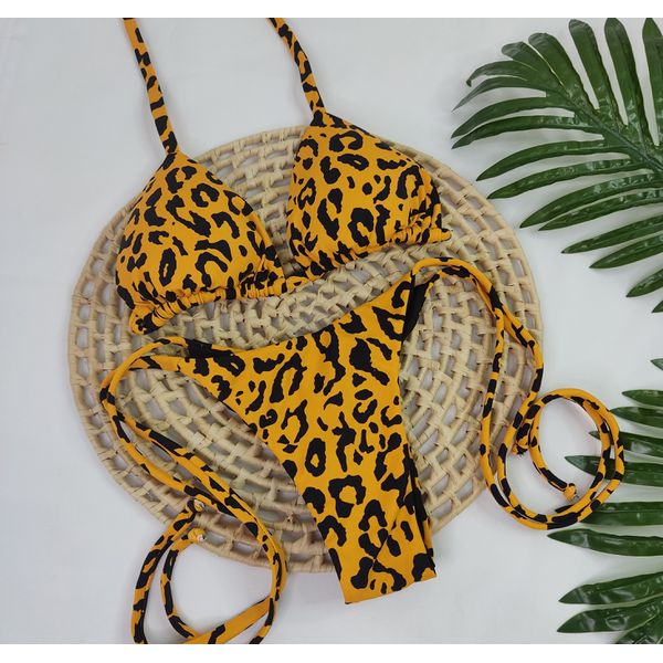 Lacinho Summer Animal Print Mostarda
