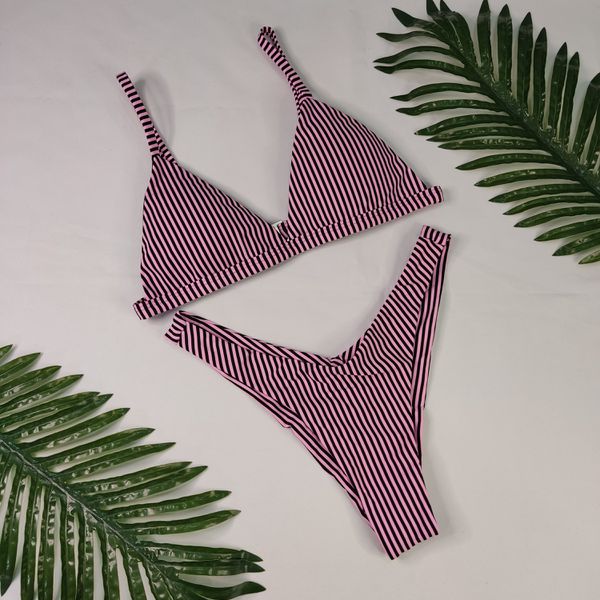 New Comfort Listrado Rosa