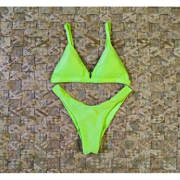 New Comfort Amarelo Neon Canelado