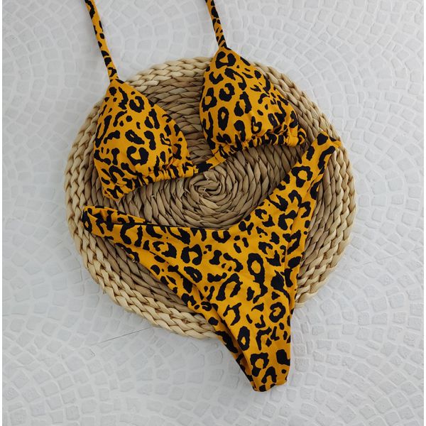 Conjunto Liz Animal Print Mostarda