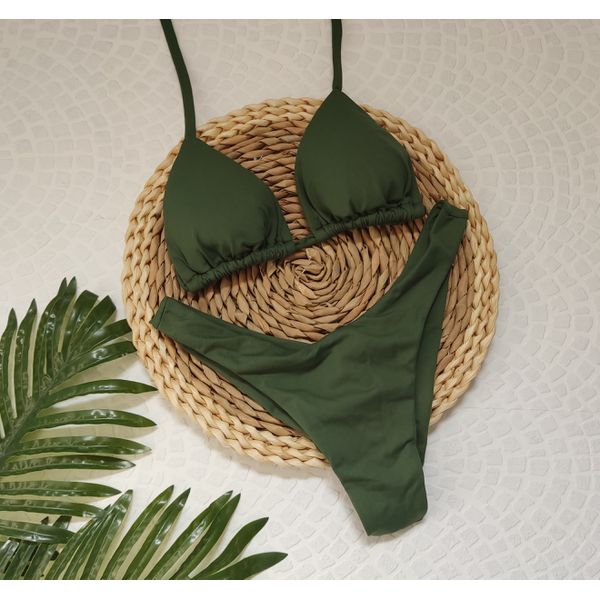 Conjunto Liz Verde Militar