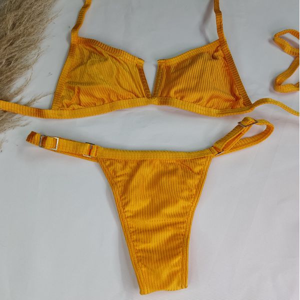 Conjunto Aro V + Ivy Ouro Maldivas Canelado