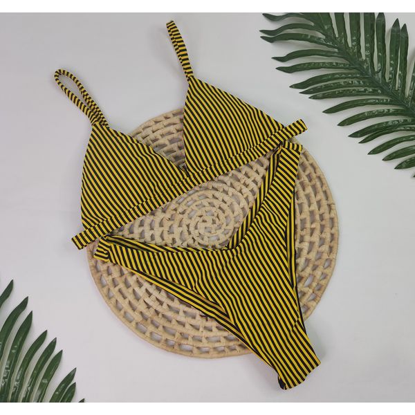 New Comfort Listrado Amarelo