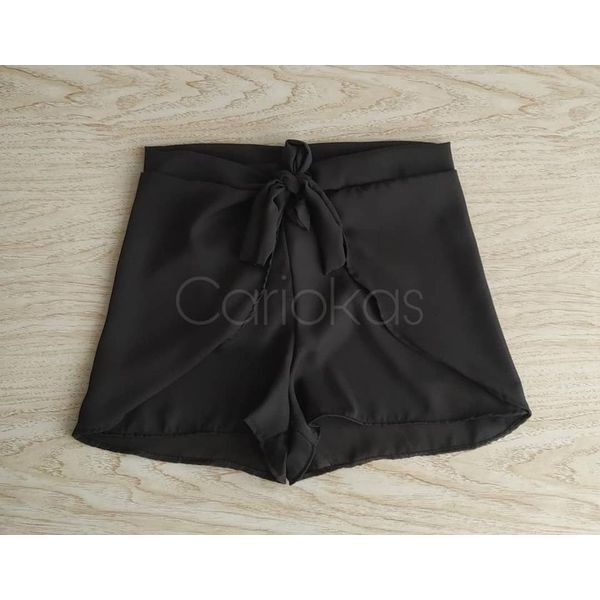 Short Transpassado Preto