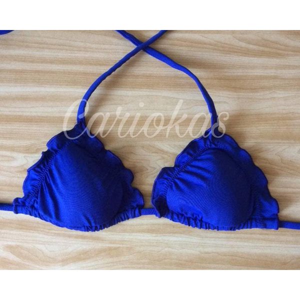 Top Frufru Azul Royal 