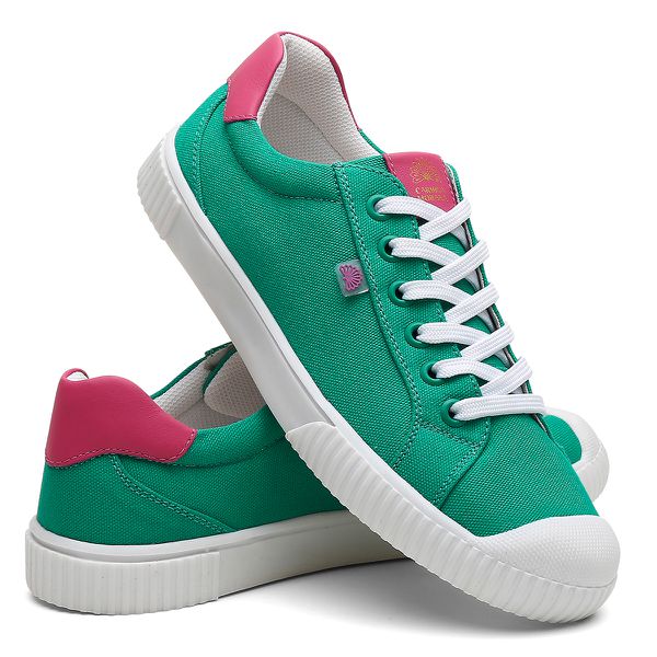 Tenis casual hot sale verde