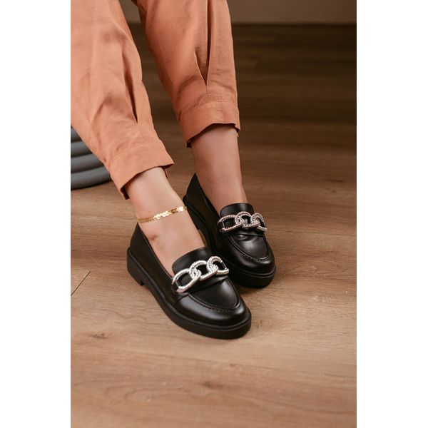 MOCASSIM LOAFER CORRENTE 3 ELOS_112 - PRETO