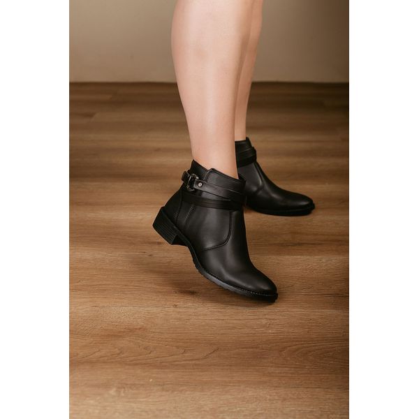 Bota Coturno F190 3 cm_306- Preto