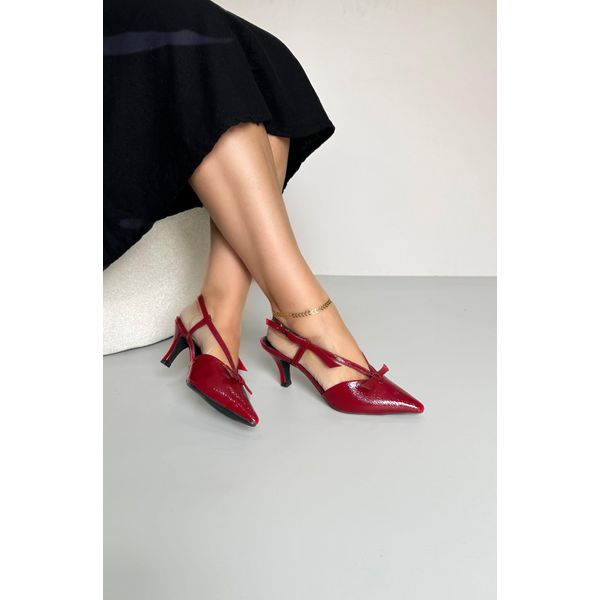 Scarpin Lacinho V 7 cm_3322- Marsala
