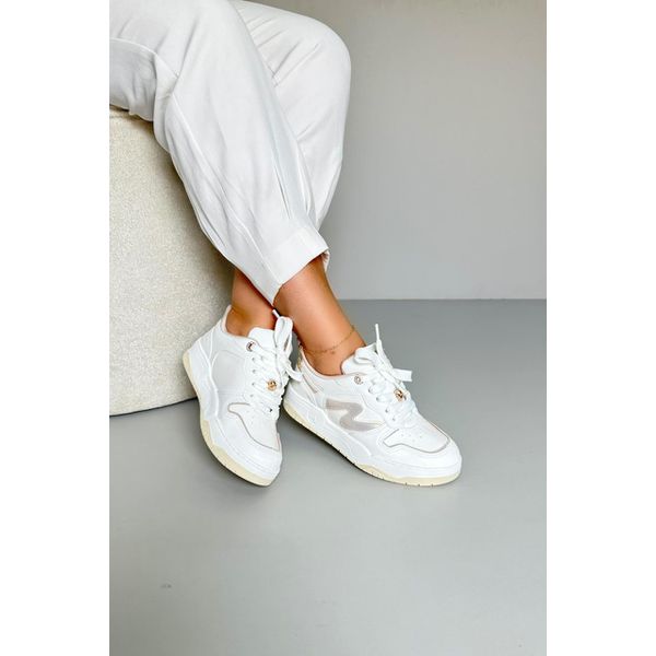 Tênis Original Via Marte 276002_3384- Branco/ Ouro