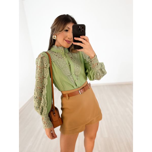 SHORT SAIA MONICA Caramelo CAROLLA FERRARO