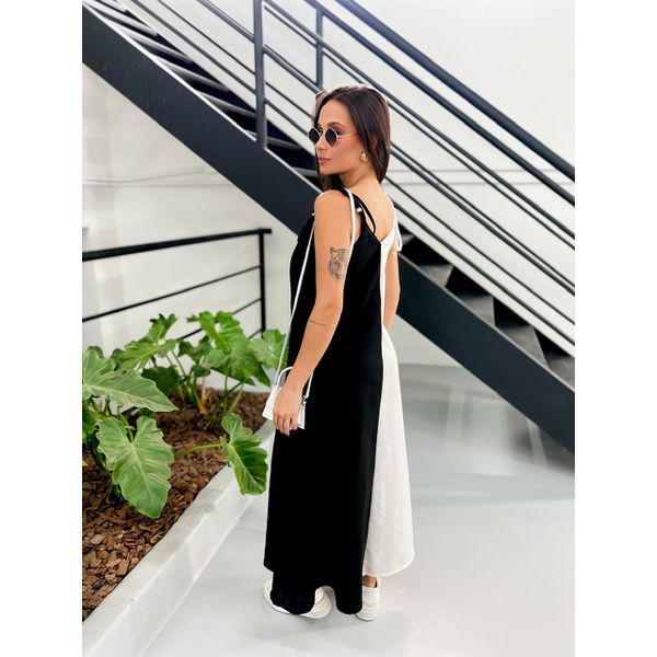 VESTIDO DUAS CORES ALCINHA CAROLLA FERRARO