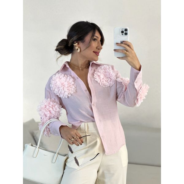 CAMISA MIA FLOR BABY PINK