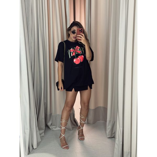 T shirt over top