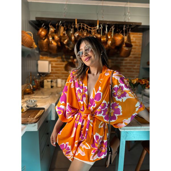 KIMONO LOS ANGELES ESTAMPADO CAROLLA FERRARO