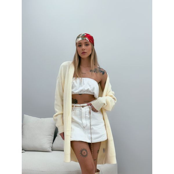 CARDIGAN OVER TRICOT | CAROLLA FERRARO