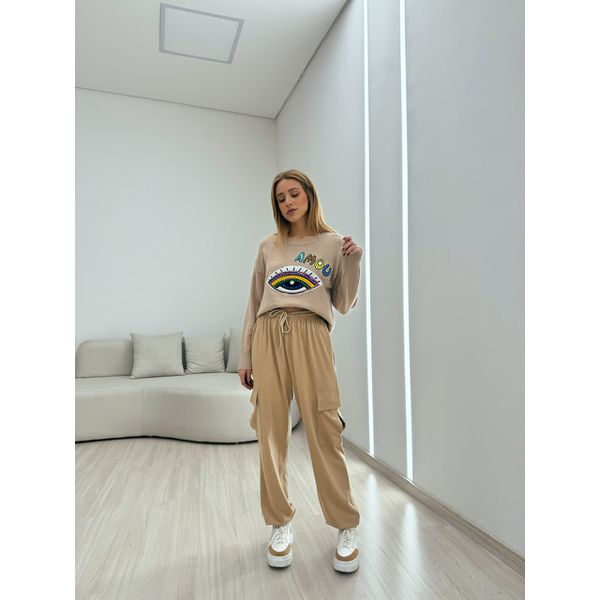 TRICOT OLHO BORDADO | CAROLLA FERRARO