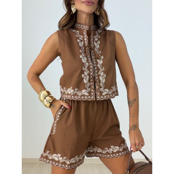 CONJUNTO DAFNE SHORT | CAROLLA FERRARO