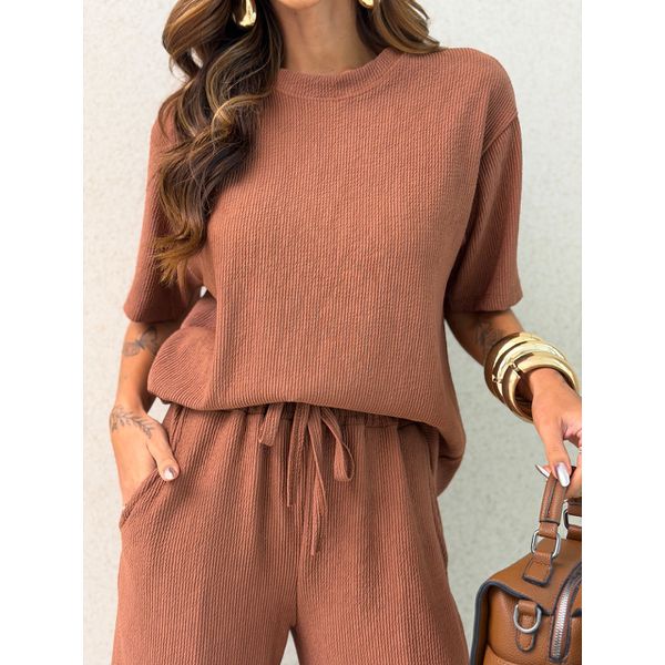 New Saxony Yunel and Carol（セットアップ） CONJUNTO IRENE BLUSA CALÇA | CAROLLA FERRARO