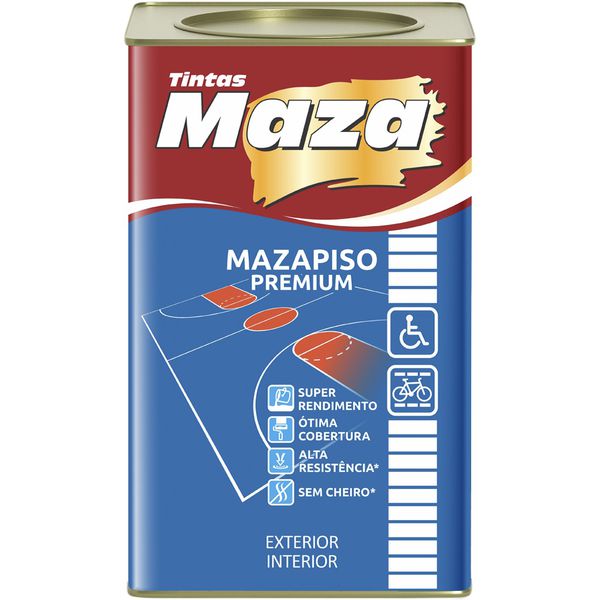 Maza Tinta Piso Premium Varias Cores - 18 L