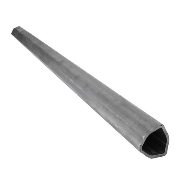 TUBO TRIANGULAR MACHO 36 MM X 4,50 MM X 1000 MM REF 6033