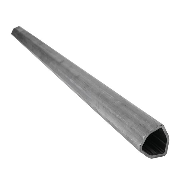 TUBO TRIANGULAR FEMEA 54 MM X 4 MM X 1000 MM REF 6055