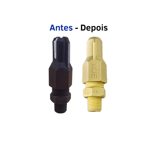 BICO PONTA DE CERÂMICA JATO ESTENDIDO PRETO/BEGE MJ426 MJE-30