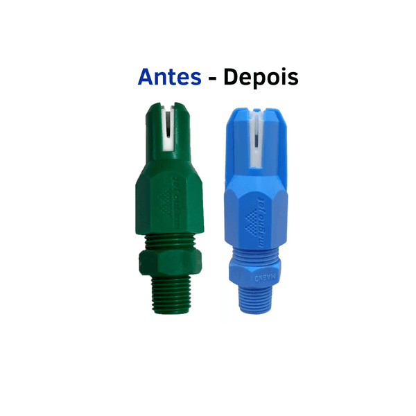 BICO PONTA DE CERÂMICA JATO ESTENDIDO VERDE/AZUL MJE10 MJ421