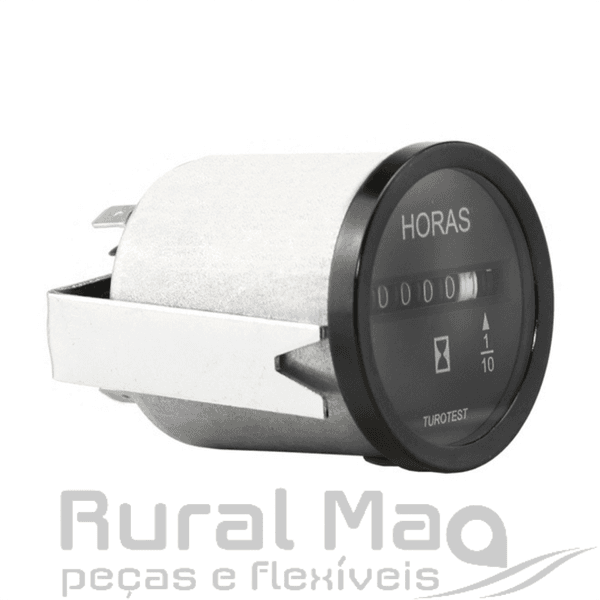 HORÍMETRO TUROTEST AUT.12V C/PONTEIRO-(80100910)80100900