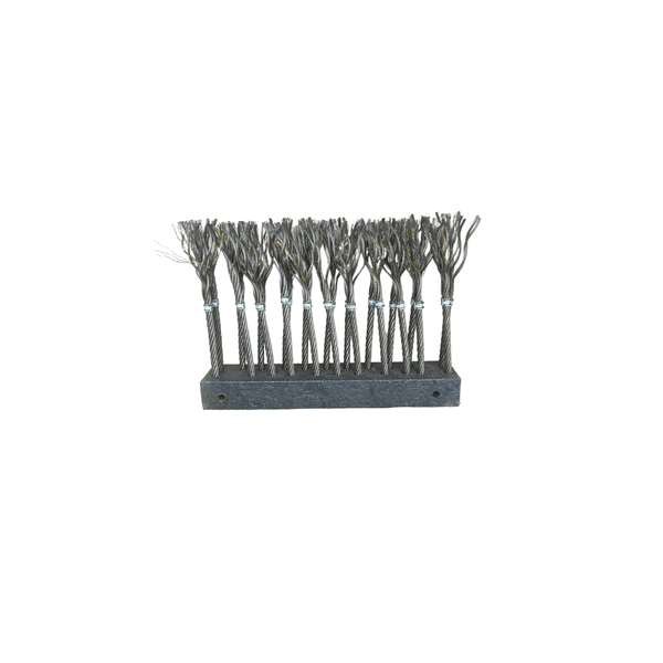 VASSOURA COM CABO DE AÇO PARA VARREDEIRA PADRÃO MIAC MASTER GRÃO 90CM COM CEPO 11 (CABOS)