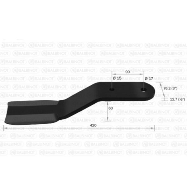 FACA ROÇADEIRA KAMAQ KDD FLEX BALBINOT REF 06147804 1303 RS 1384