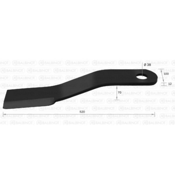 FACA ROCADEIRA TATU RO2 1300/2600 RC2 1300 RC2 2600CL RUSAN 1371