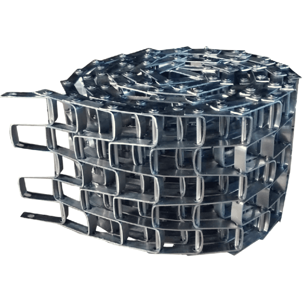 ESTEIRA DE INOX 120 MM 05 ELOS (VENDA POR METRO)