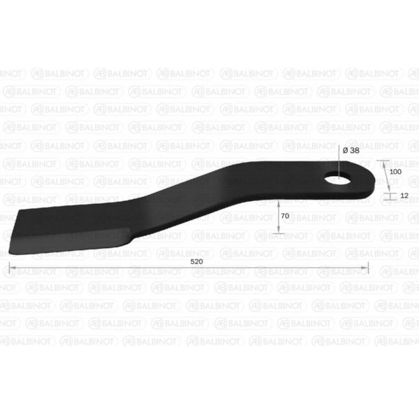 FACA ROÇADEIRA KAMAQ NRC 142TF BALBINOT 0211 E RS 1371