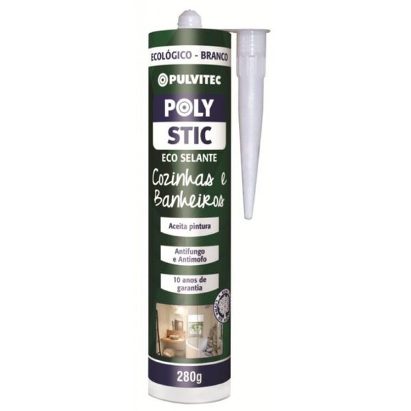 Polystic Eco Cb 280g Branco - Pulvitec