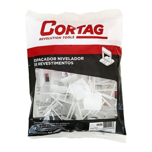 Espaçador 1,5mm Nivelador de Piso e Revestimentos Cortag - (50 peças)