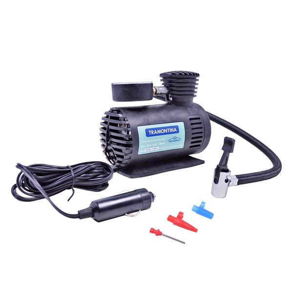 Mini Compressor Ar Portátil Automotivo 12V Plástico em Promoção na