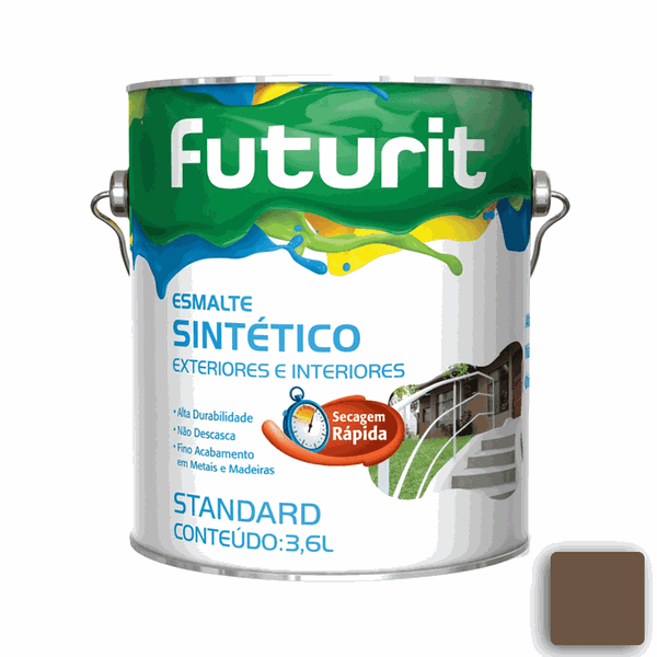 ESMALTE SINTÉTICO FUTURIT 3,6L (Tabaco)