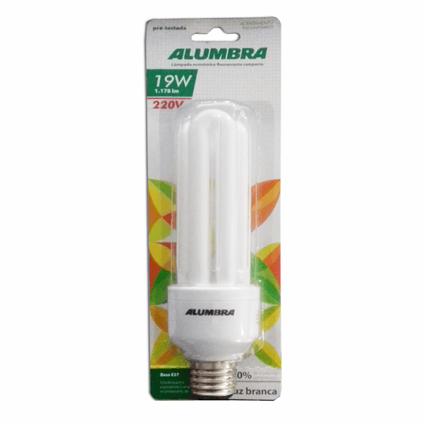 Lâmpada econômica fluorescente compacta 19W-220V ALUMBRA