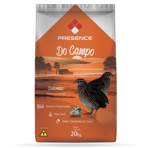 Ração Codornas 20kg - Alta Produtividade Aumento Ovos