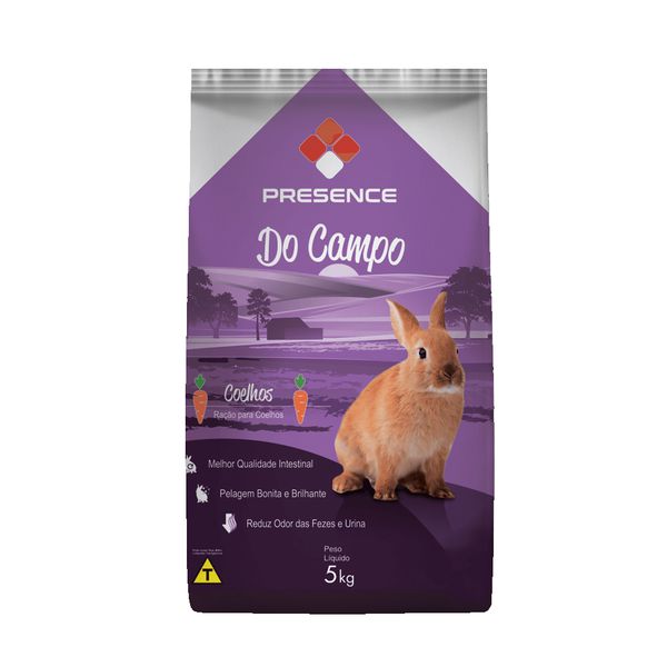 Ração Para Coelhos Presence 5Kg