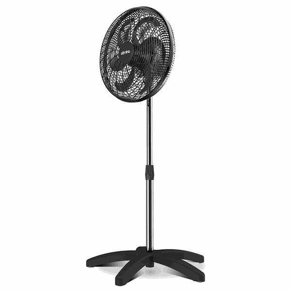 Ventilador Oscilante de Coluna 50cm 200W Bivolt Dômina (Preto)