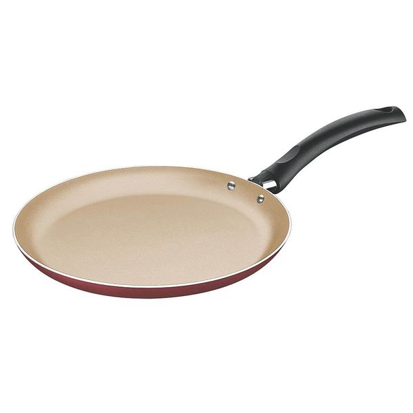 PANQUEQUEIRA ALUM 22CM TURIM VERMELHO TRAMONTINA
