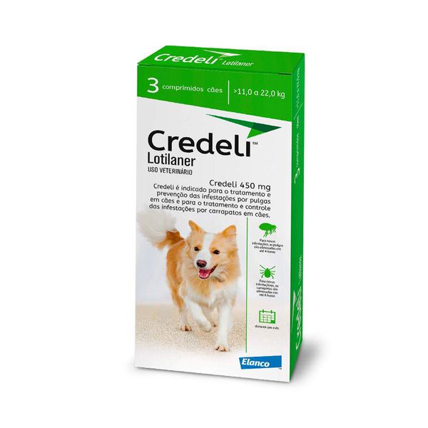 Antipulgas Credeli Elanco para Cães 11 a 22kg (Comprimido Unitário)