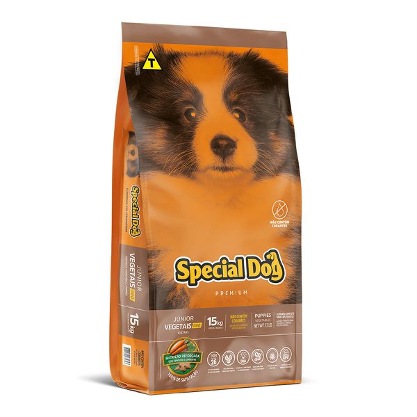 Special Dog Júnior Vegetais Pró 15Kg
