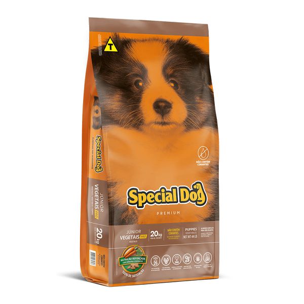Special Dog Júnior Vegetais Pró 20Kg